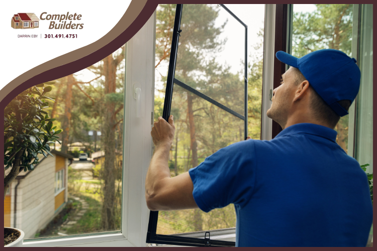 Boonsboro Window Installer working on a window replacement project