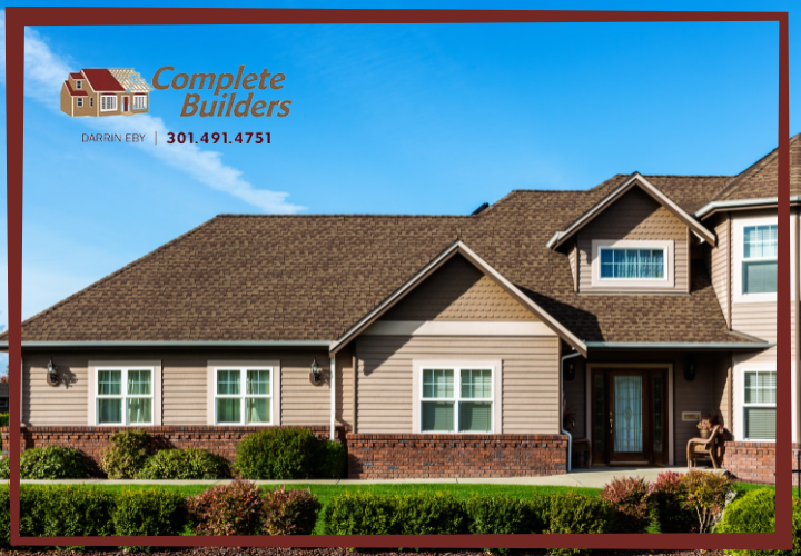 Clean and well-maintained gutters in a Middletown home during winter