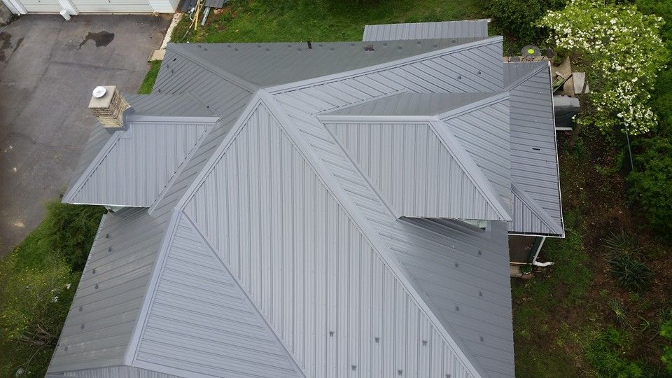 Completed roofing project in Hagerstown