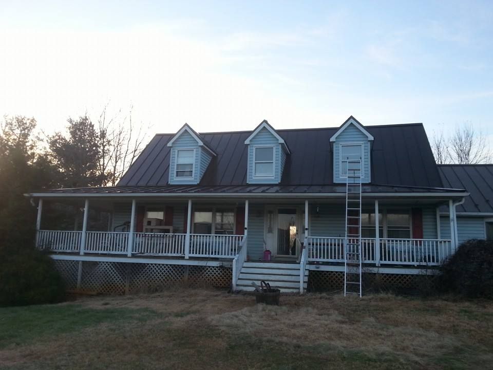 Finished residential roof