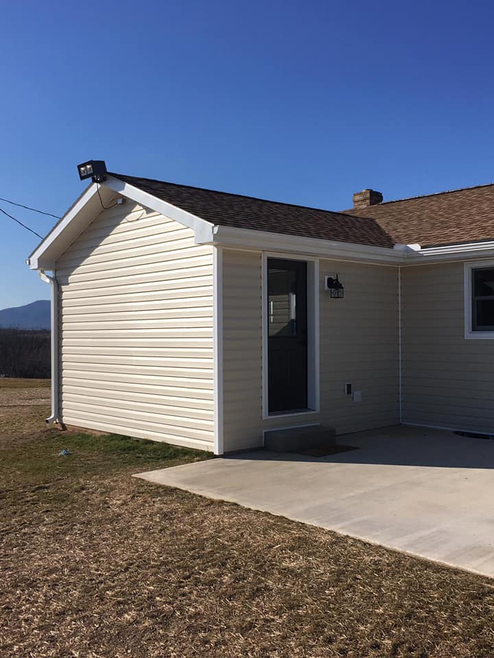 Completed siding project in Hagerstown